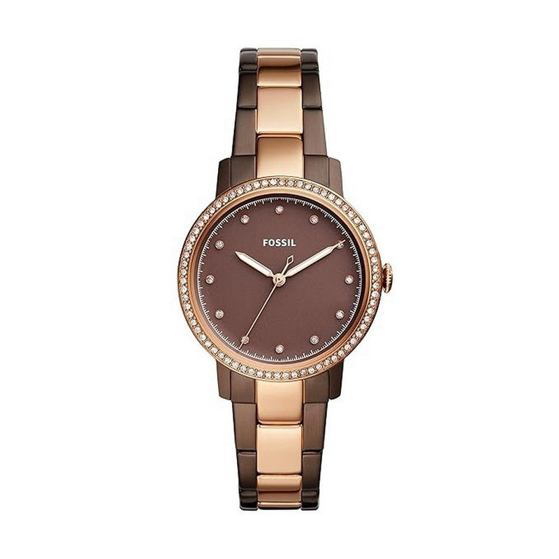 Fossil ES4300 Women's Neely ES4300 Gold Stainless Steel Japanese Quartz Fashion Watch Fossil