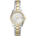 Fossil Scarlette Mini Three Hand Date Two Tone Stainless Steel Watch ES4319 Fossil