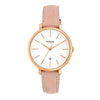 Fossil Jacqueline Three-Hand Date Pastel Pink Leather Watch ES4369 Fossil