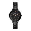 Fossil Jacqueline Three-Hand Black Stainless Steel Watch ES4511 Fossil