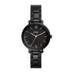 Fossil Jacqueline Three-Hand Black Stainless Steel Watch ES4511 Fossil