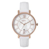 Fossil Jacqueline Three-Hand Date White Leather Watch ES4579 Fossil