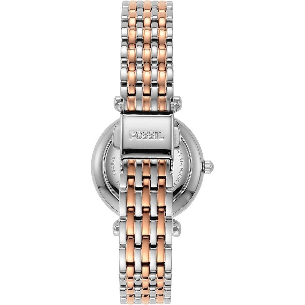 Fossil ES4649 Carlie Mini Women's Watch with Stainless Steel or Leather Band