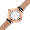 Fossil Kayla ES4663 women's watch back view showcasing the stainless steel case and leather strap detail.