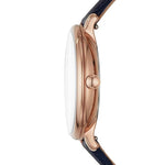 Fossil Jacqueline Three-Hand Navy Leather Women's Watch ES4673 Fossil
