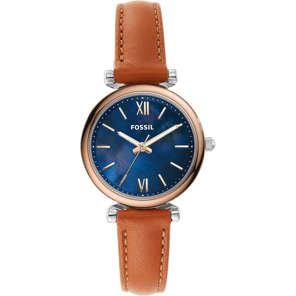 Fossil ES4701 Carlie Mini Women's Watch with Stainless Steel or Leather Band Fossil