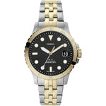 Fossil ES4745 Women's Dive-Inspired Sports Watch with Stainless Steel, Ceramic, or Silicone Band Fossil