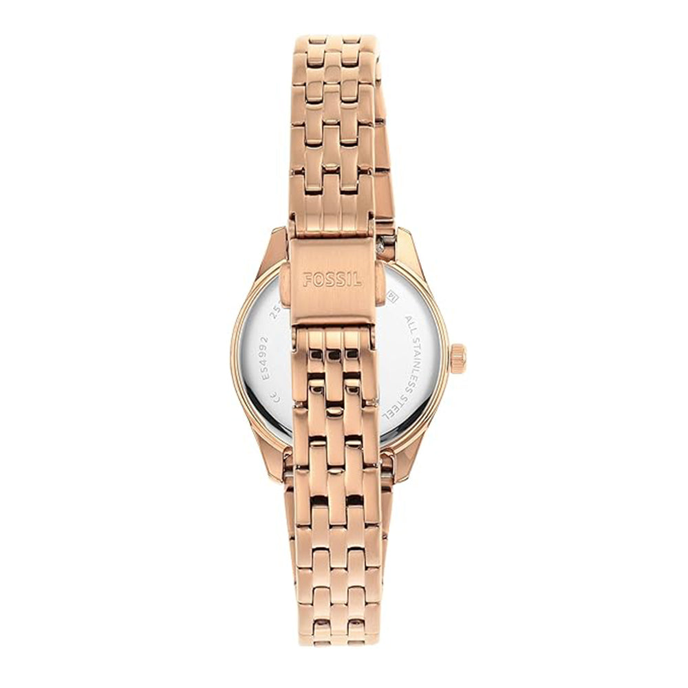 Fossil ES4992  Ladies' Scarlette Micro Three-Hand Date Gold-Tone ES4992