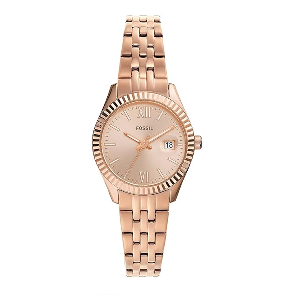 Fossil ES4992  Ladies' Scarlette Micro Three-Hand Date Gold-Tone ES4992