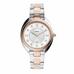 Fossil   ES5072  Women Analog Gabby Two Tone White dial Stainless Steel Watch ES5072 Fossil