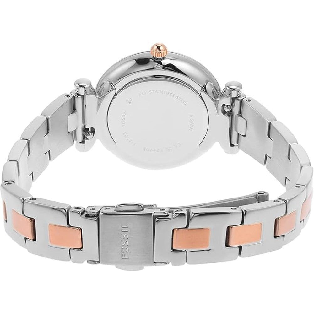 Fossil ES5201  Carlie Mini Women's Watch with Stainless Steel or Leather Band