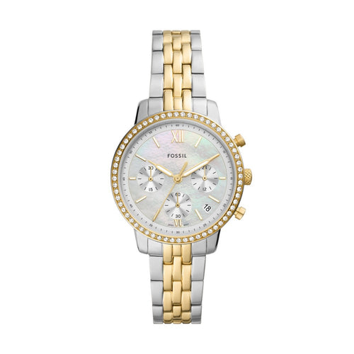 Fossil ES5216 Neutra Chronograph Two-Tone Stainless Steel Watch