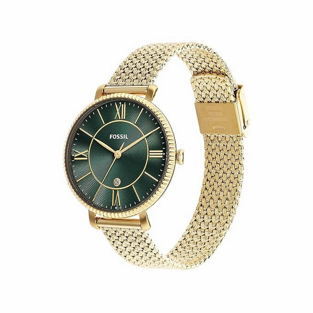 Fossil ES5242 Jacqueline Analog Green Dial Women's Watch ES5242