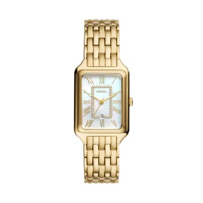 Fossil ES5304 Analogue Quartz Bracelet Gold Stainless Steel Women's Watch