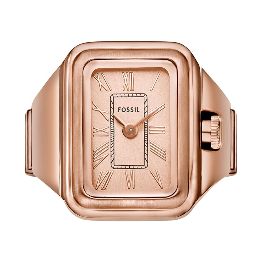 FOSSIL ES5345 Quartz Stainless Steel Two-Hand Women's Watch Ring