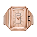 FOSSIL ES5345 Quartz Stainless Steel Two-Hand Women's Watch Ring