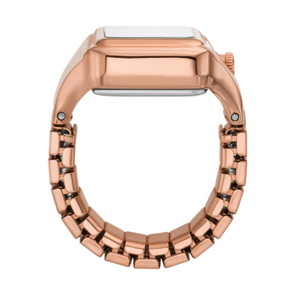 FOSSIL ES5345 Quartz Stainless Steel Two-Hand Women's Watch Ring