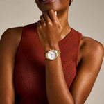 FOSSIL ES5358 Neutra Chronograph Gold-Tone Stainless Steel Watch