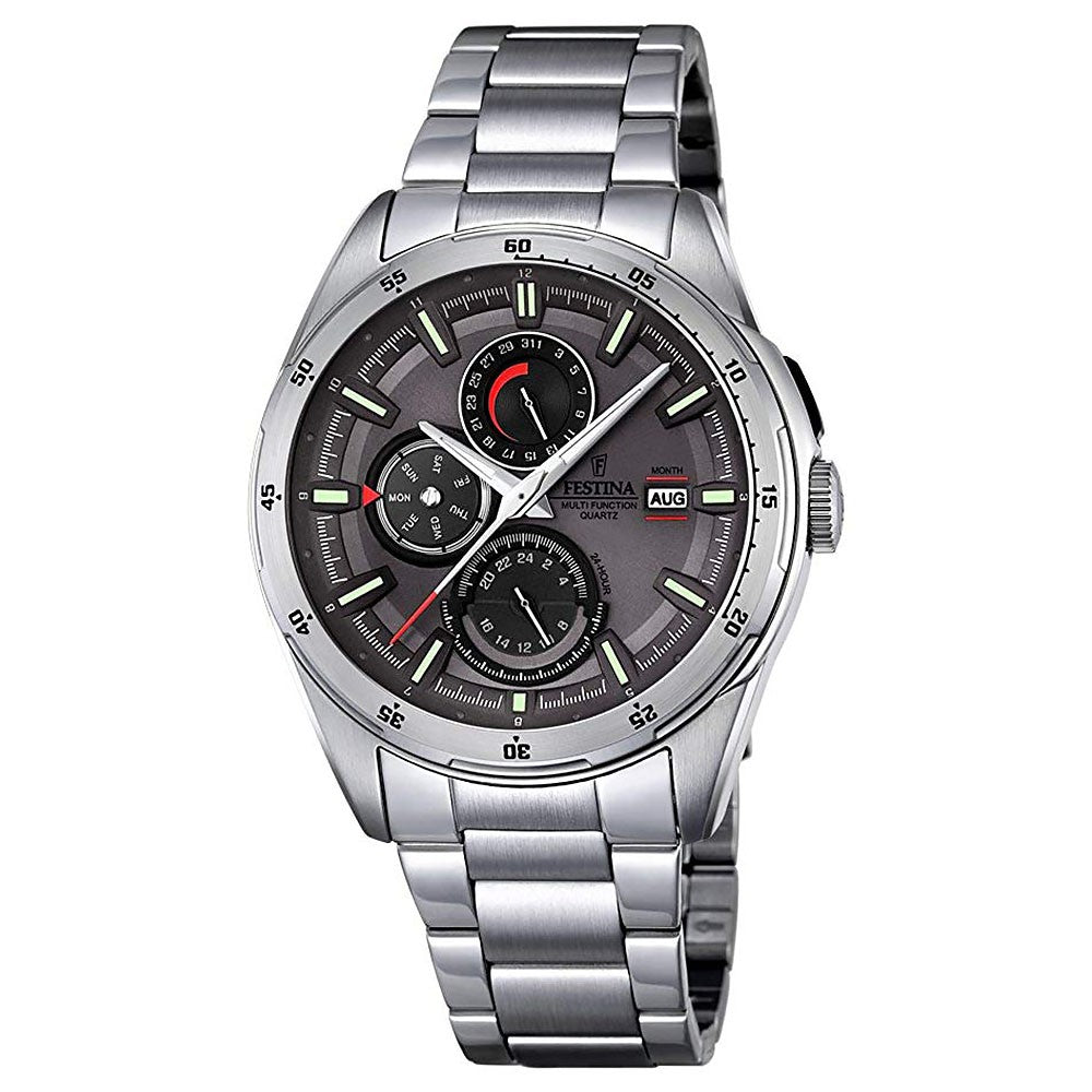 FESTINA F16876/3 Sports Multi-Function Analogue Quartz Stainless Steel Men's Watch