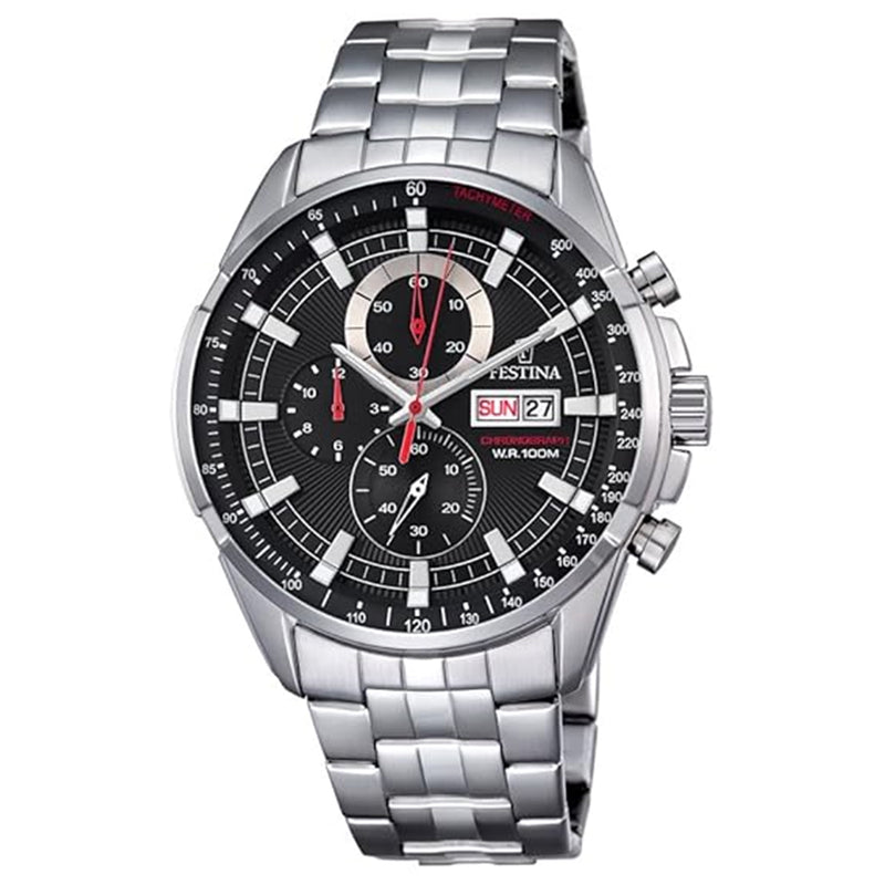 FESTINA F6844/4 Chrono Chronograph Black Dial Men's Watch Festina