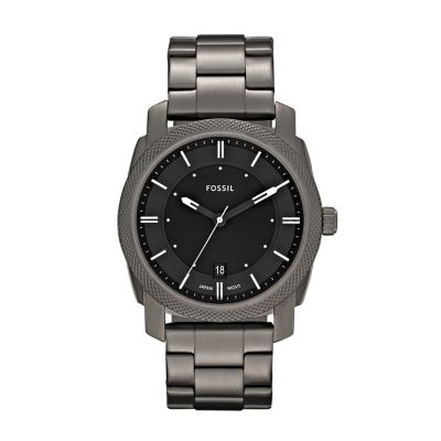 Fossil FS4774 Analogue Quartz Bracelet Smoke Stainless Steel Men's Watch