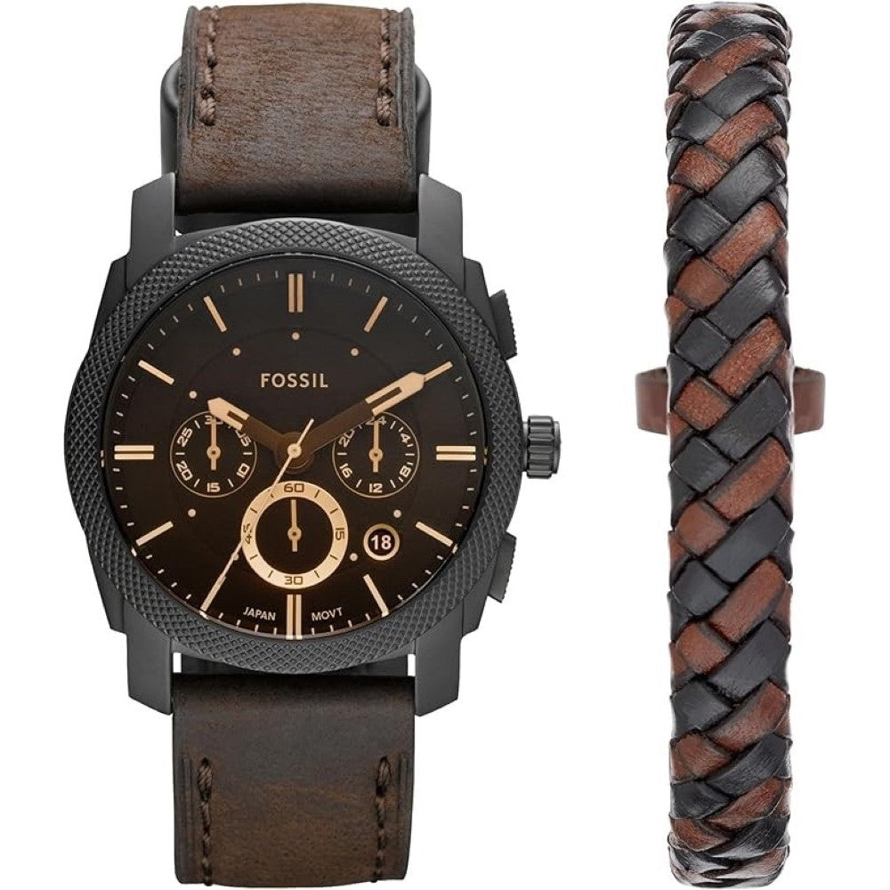 Fossil leather band best sale