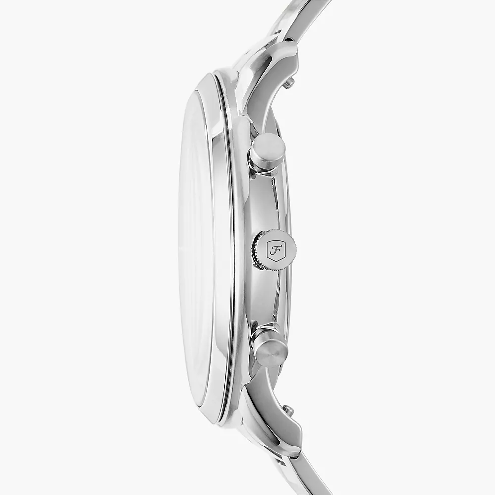 Fossil FS5384 Chronograph Quartz Bracelet Silver Stainless Steel Men's Watch