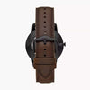 Fossil FS5551 Minimalist Three-Hand Brown Leather Watch