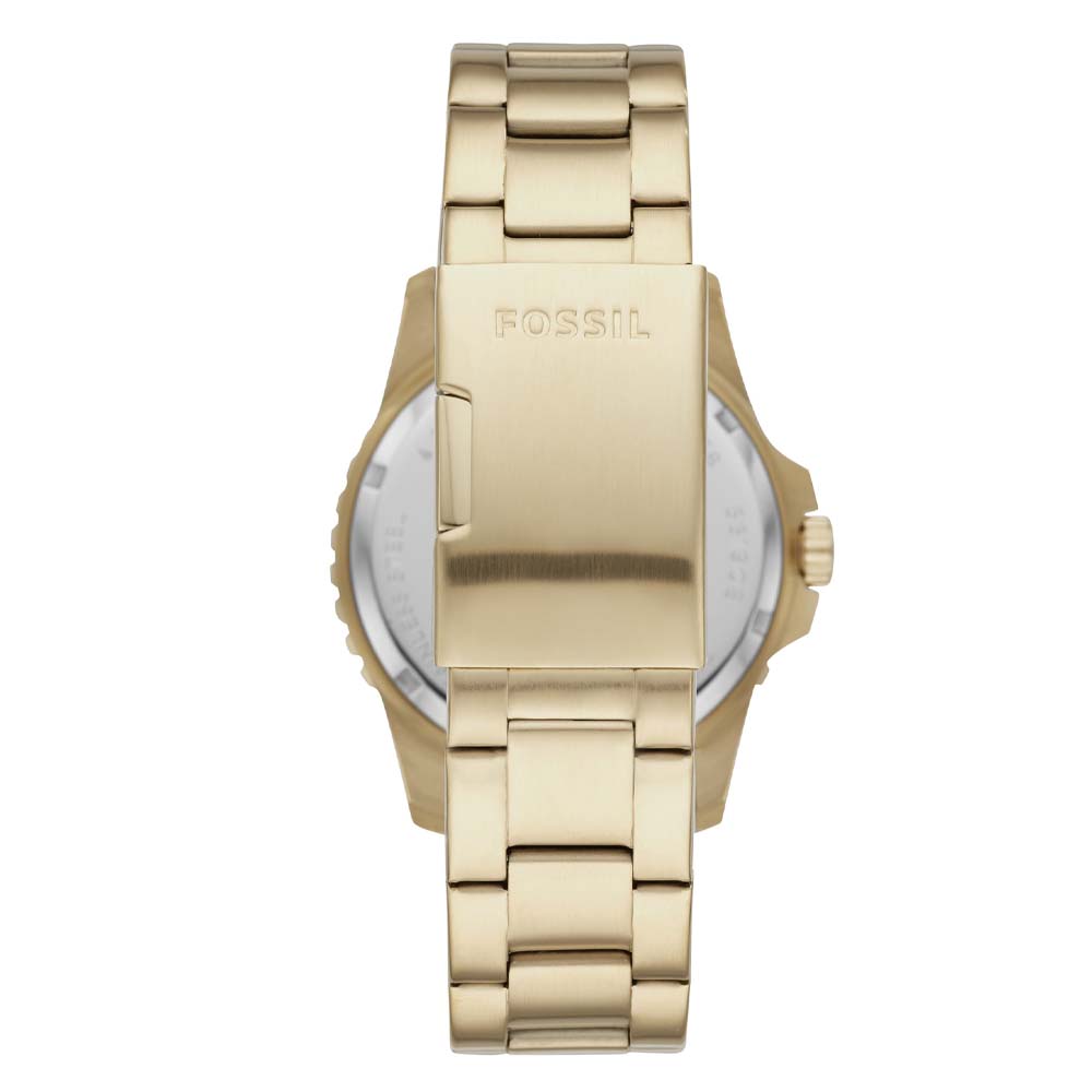 Fossil FS5658 FB-01 Three-Hand Date Gold-Tone Stainless Steel Watch