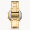 Fossil Retro Digital Gold Tone Stainless Steel Watch FS5843 Fossil