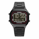 Fossil Retro Digital Black Stainless Steel Watch FS5845 Fossil