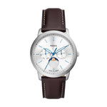 Fossil FS5905 Neutra Moonphase Multifunction Brown Leather Watch