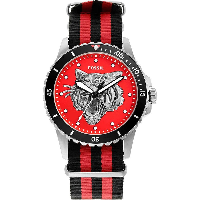 Fossil FS5929  FB-01 Men's Dive-Inspired Sport Watch with Stainless Steel Bracelet Band Fossil