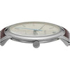 Fossil  FS5966SET Men's Minimalist Quartz Stainless Steel and Leather Three Hand Watch and Bracelet Gift Set Color  Silver Brown Blue Model FS5966SET Fossil