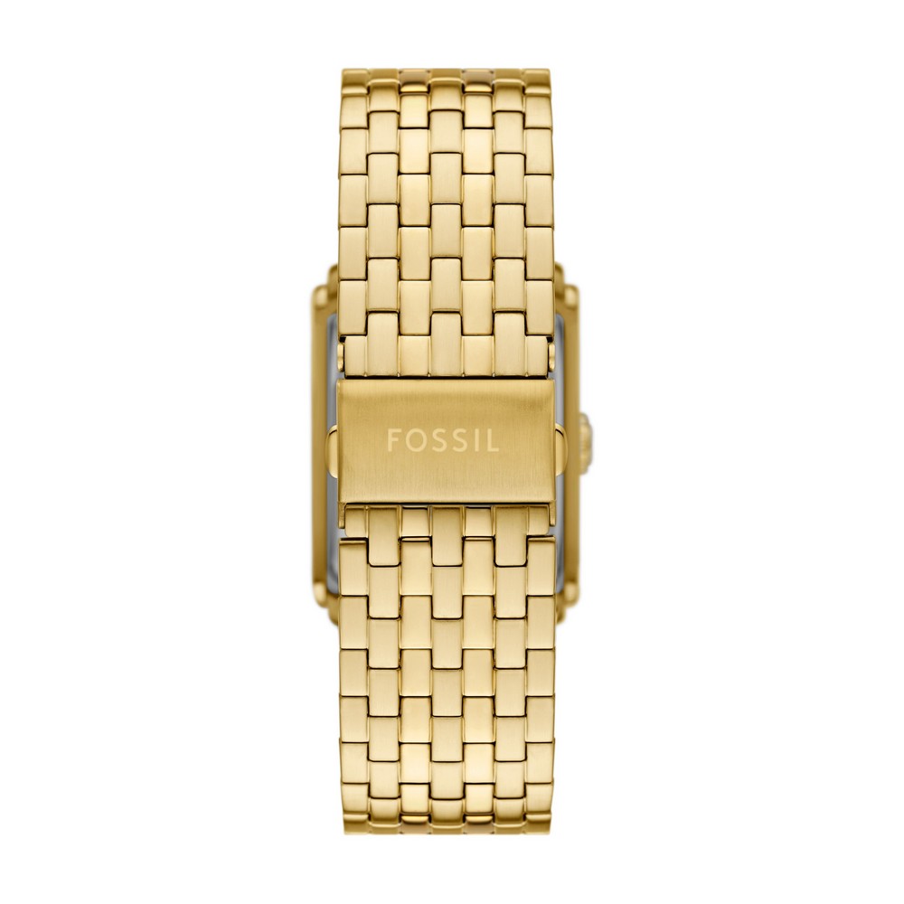 Fossil FS6009 Carraway Three-Hand Gold-Tone Stainless Steel Watch