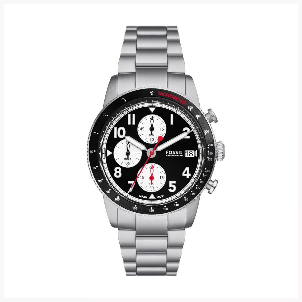 Fossil FS6045 Sport Tourer Chronograph Stainless Steel Watch