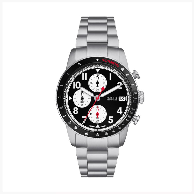 Fossil FS6045 Sport Tourer Chronograph Stainless Steel Watch
