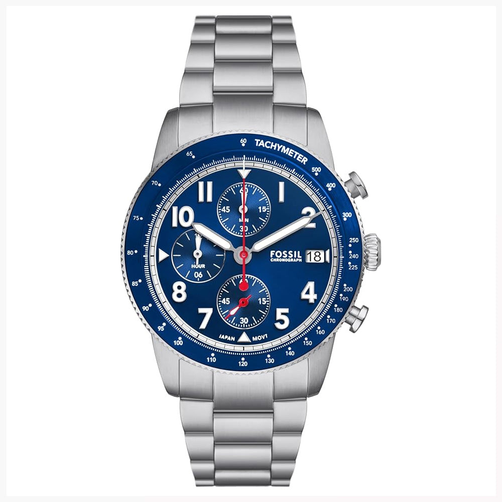 Fossil FS6047 Sport Tourer Chronograph Stainless Steel Watch