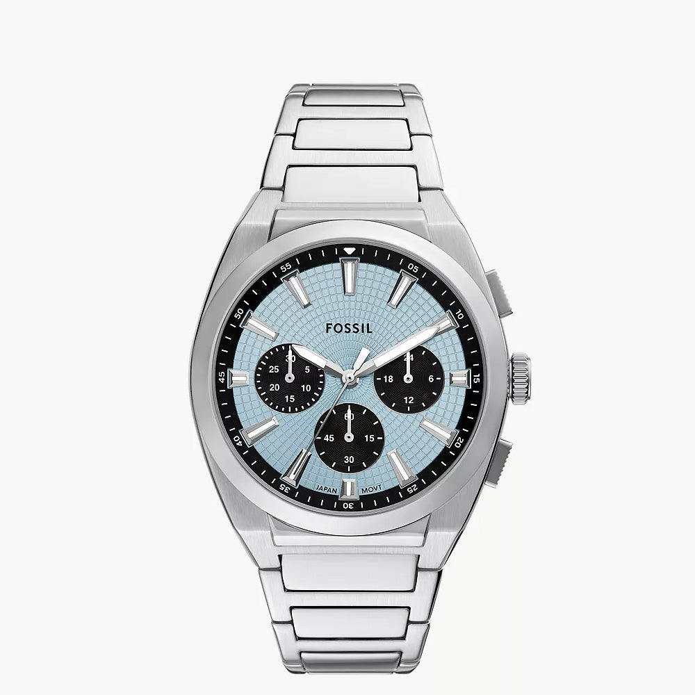 Fossil FS6105 Everett Chronograph Stainless Steel Watch