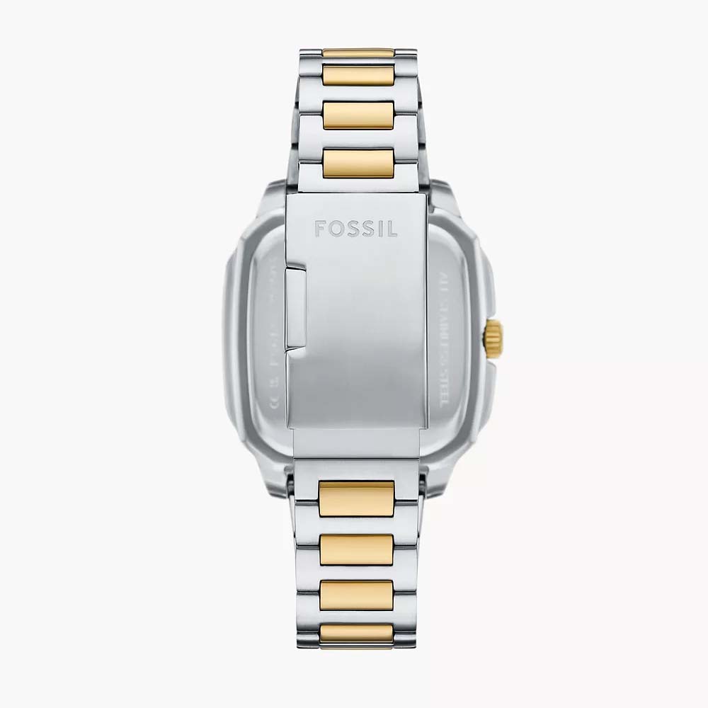 Fossil FS6123 Crosby Three-Hand Date Two-Tone Stainless Steel Watch