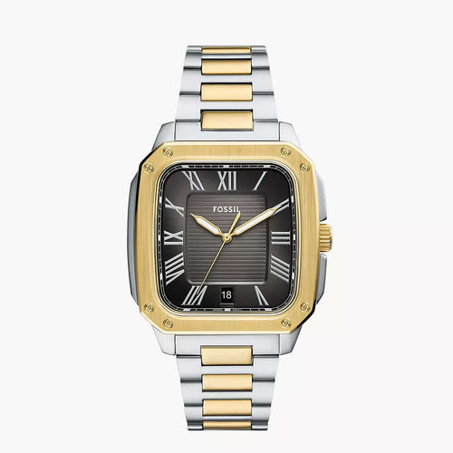Fossil FS6123 Crosby Three-Hand Date Two-Tone Stainless Steel Watch