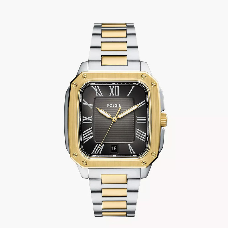 Fossil FS6123 Crosby Three-Hand Date Two-Tone Stainless Steel Watch