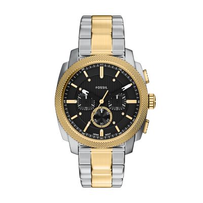 Fossil FS6159 Chronograph Quartz Bracelet Two-Tone Stainless Steel Men's Watch