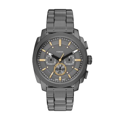 Fossil FS6160 Chronograph Quartz Bracelet Smoke Stainless Steel (Smoke) Men's Watch