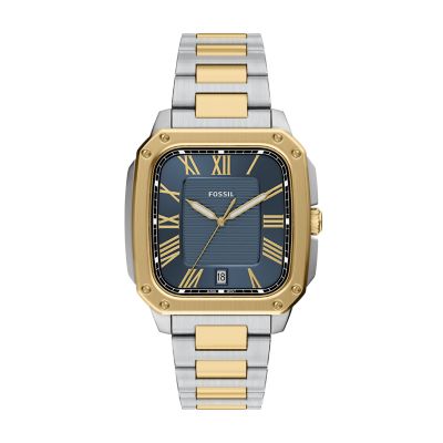 Fossil FS6161 Analogue Quartz Bracelet Two-Tone Stainless Steel Men's Watch