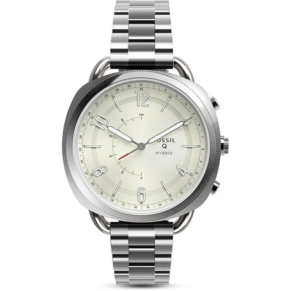 FOSSIL HYBRID FTW1202 Rose Gold Tone Stainless Steel Women's Watch Fossil