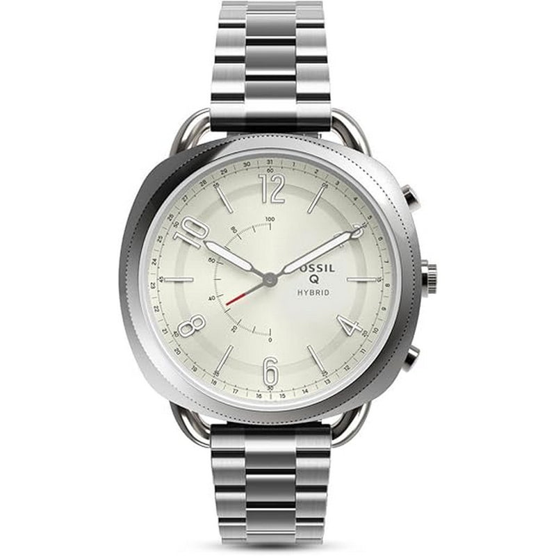 FOSSIL HYBRID FTW1202 Rose Gold Tone Stainless Steel Women's Watch Fossil