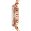 Fossil Hybrid FTW1208 White Dial Rose Gold Stainless Steel Smartwatch Women's Watch. Fossil