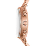 Fossil Hybrid FTW1208 White Dial Rose Gold Stainless Steel Smartwatch Women's Watch. Fossil