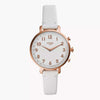 FOSSIL HYBRID FTW5045 Smartwatch Cameron White Leather.